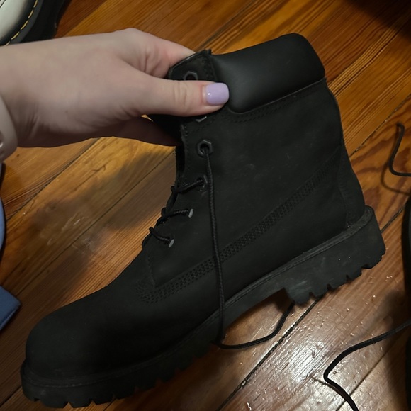 Black Timberland Boots - Picture 6 of 6